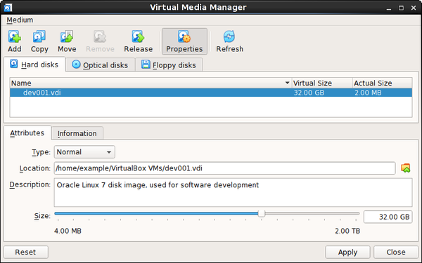 The Virtual Media Manager