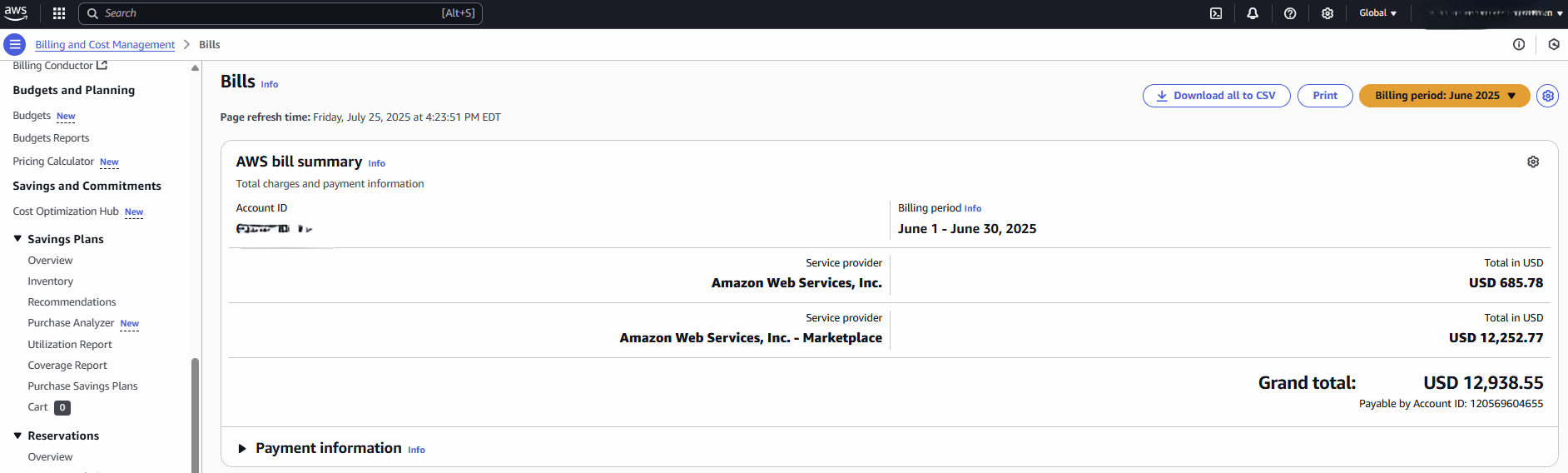 Esta captura de pantalla muestra los pasos para supervisar la facturación.