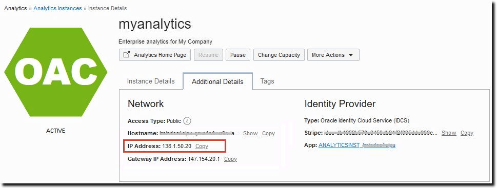 A continuación se muestra la descripción de oac_console_ip_only.png