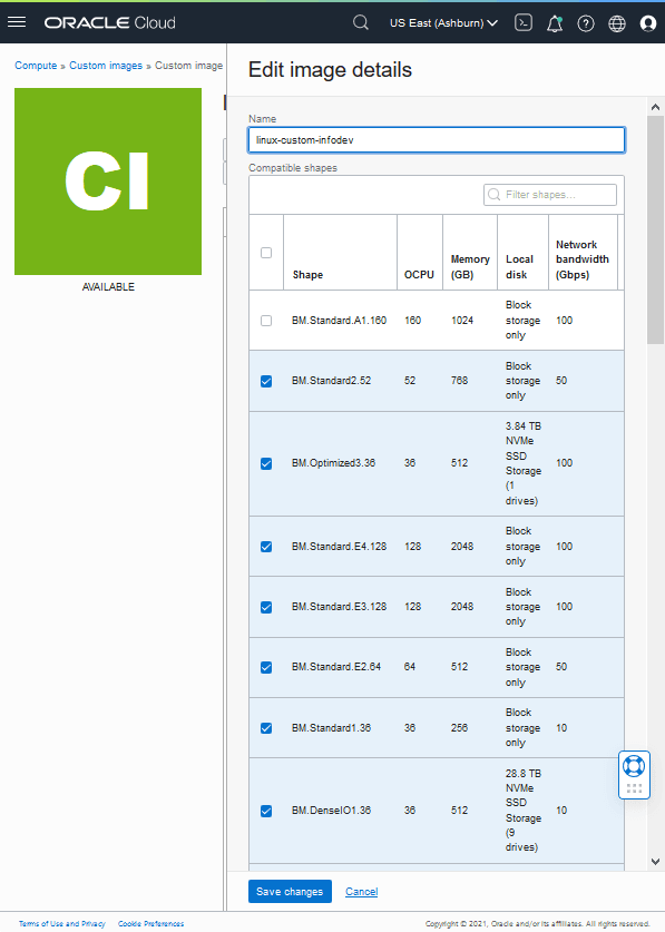 Cuadro de diálogo Editar detalles de imagen
