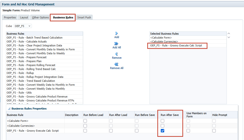 Ejecutar después de guardar