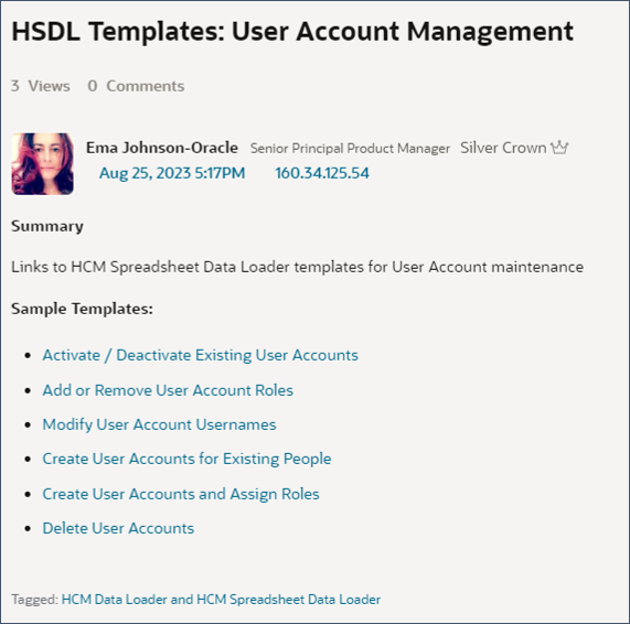 Filtrar por HSDL y usuario