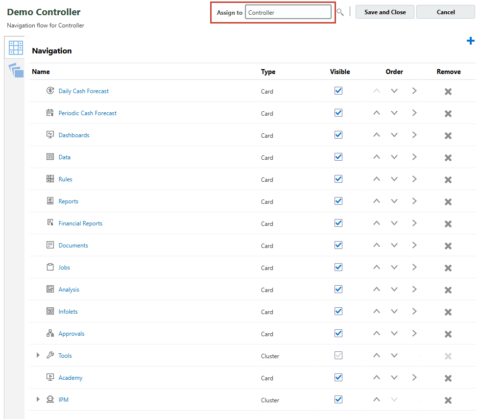 asignar acceso al controlador