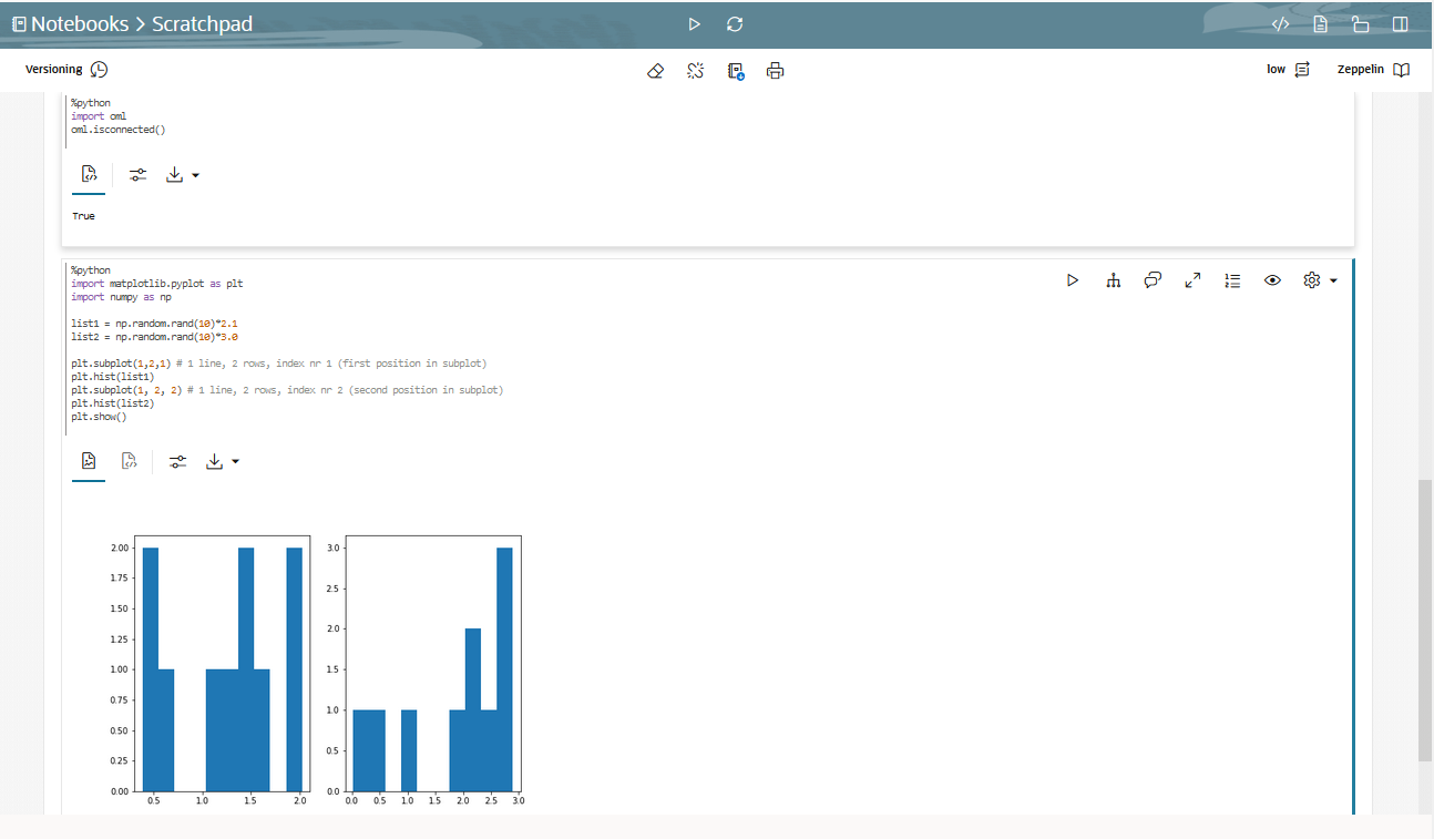 Script de Python en Scratchpad