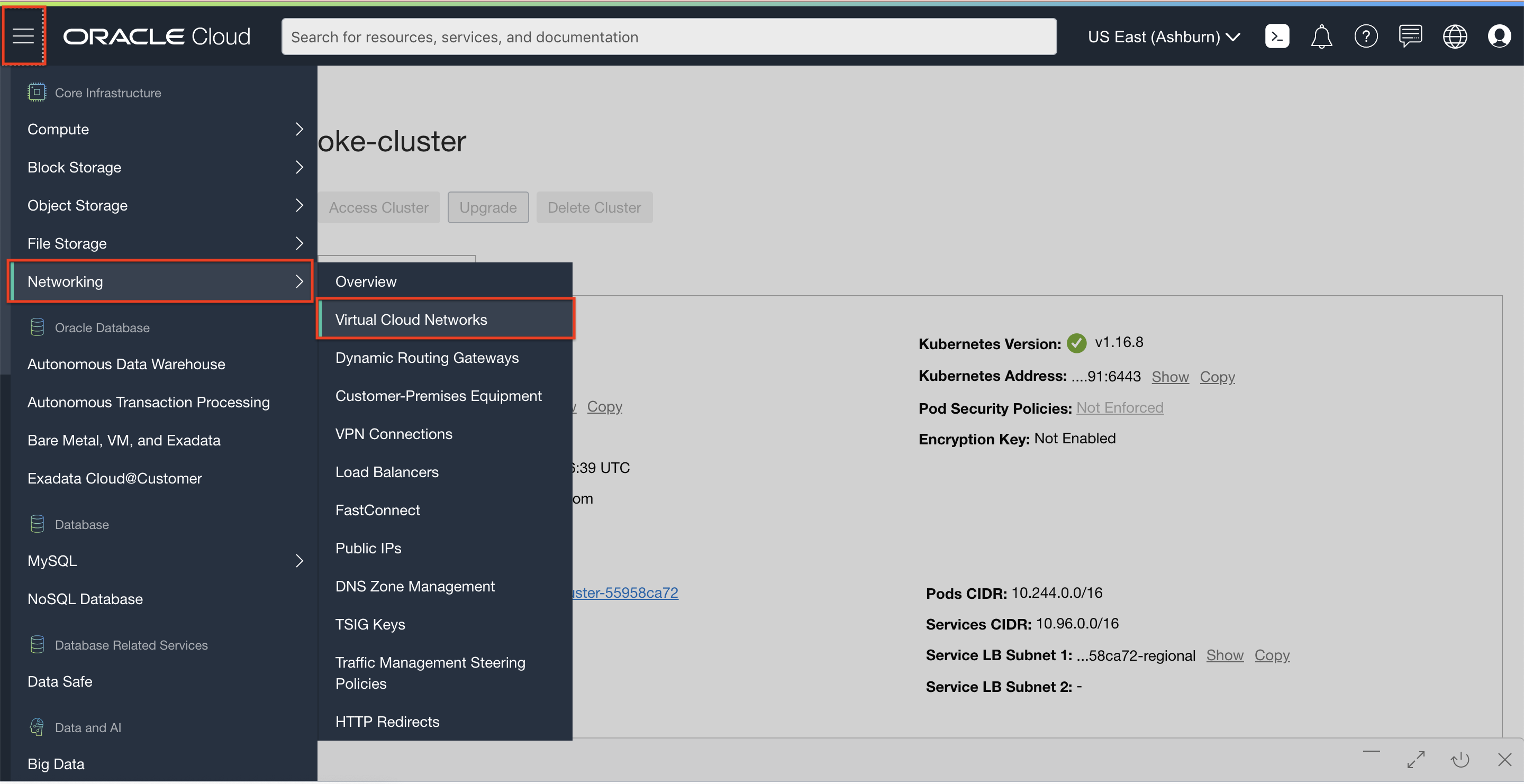 Redes virtuales en la nube