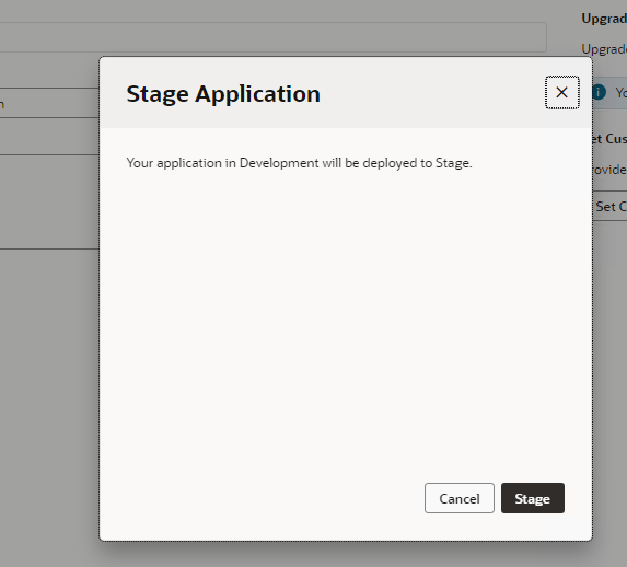 Aplicación vbcs stage2