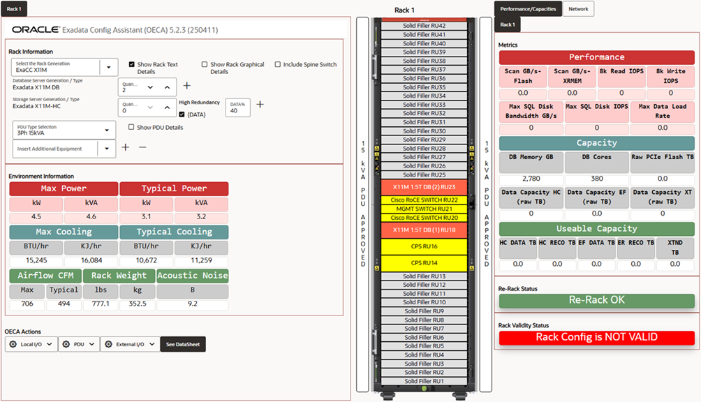 IImage 3: selección de Exadata Cloud@Customer X11M