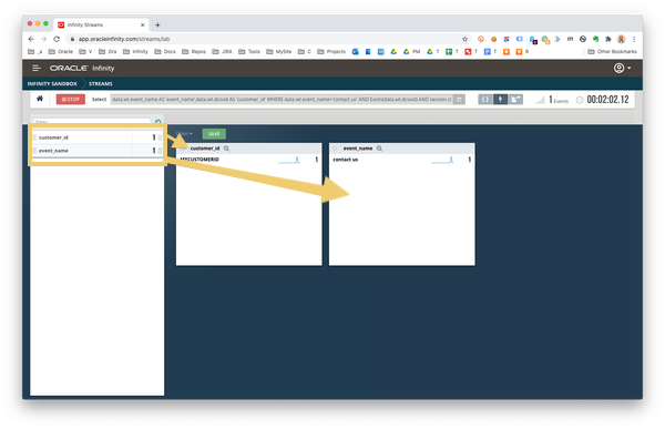 Arrastrando parámetros.