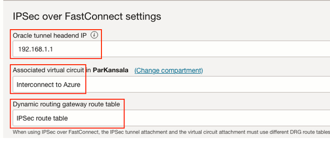 Configuración de IPSec a través de FC