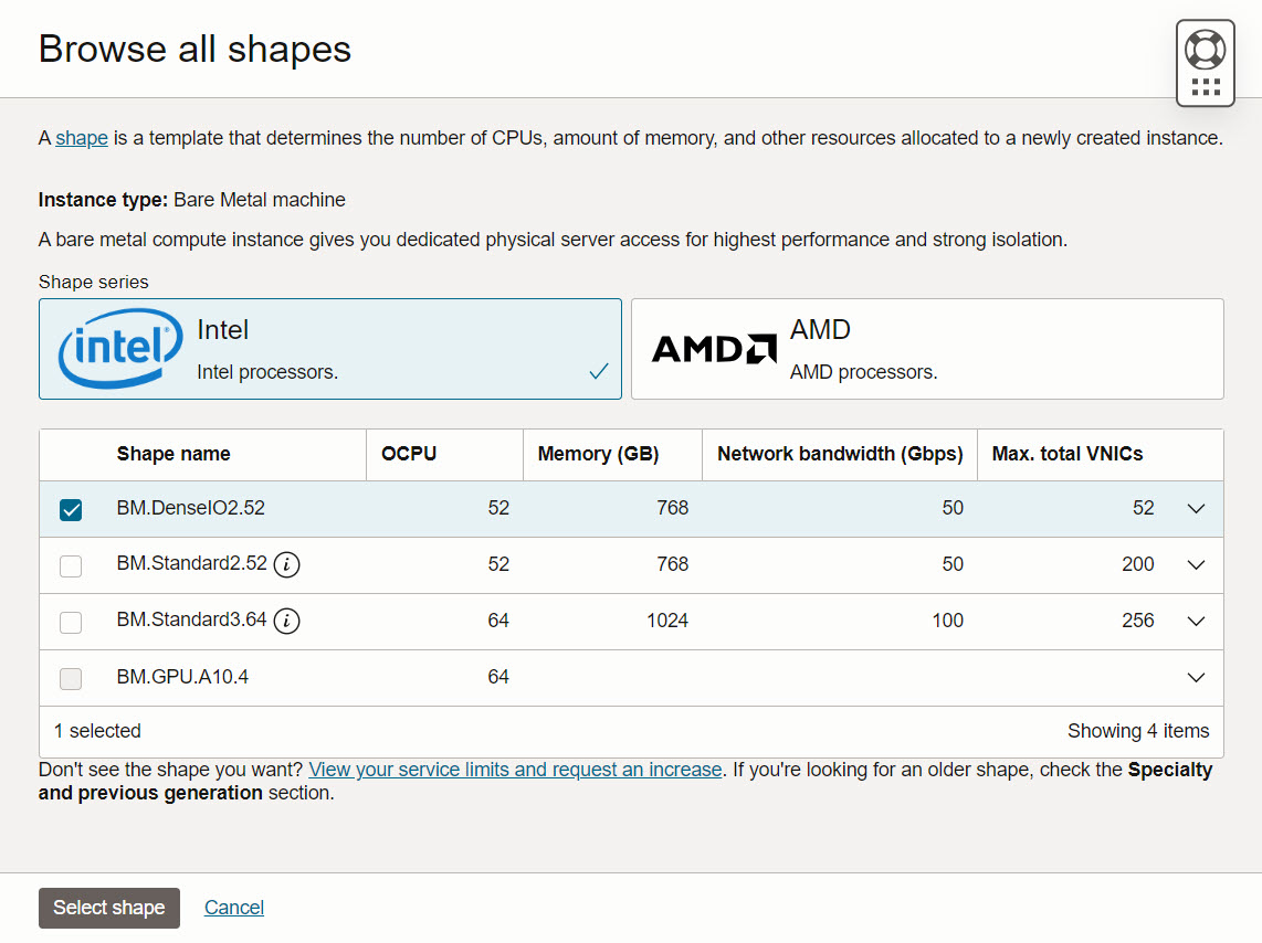 Opciones de hardware disponibles
