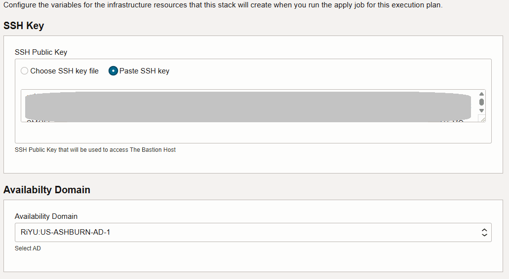Clave pública SSH, dominio de disponibilidad