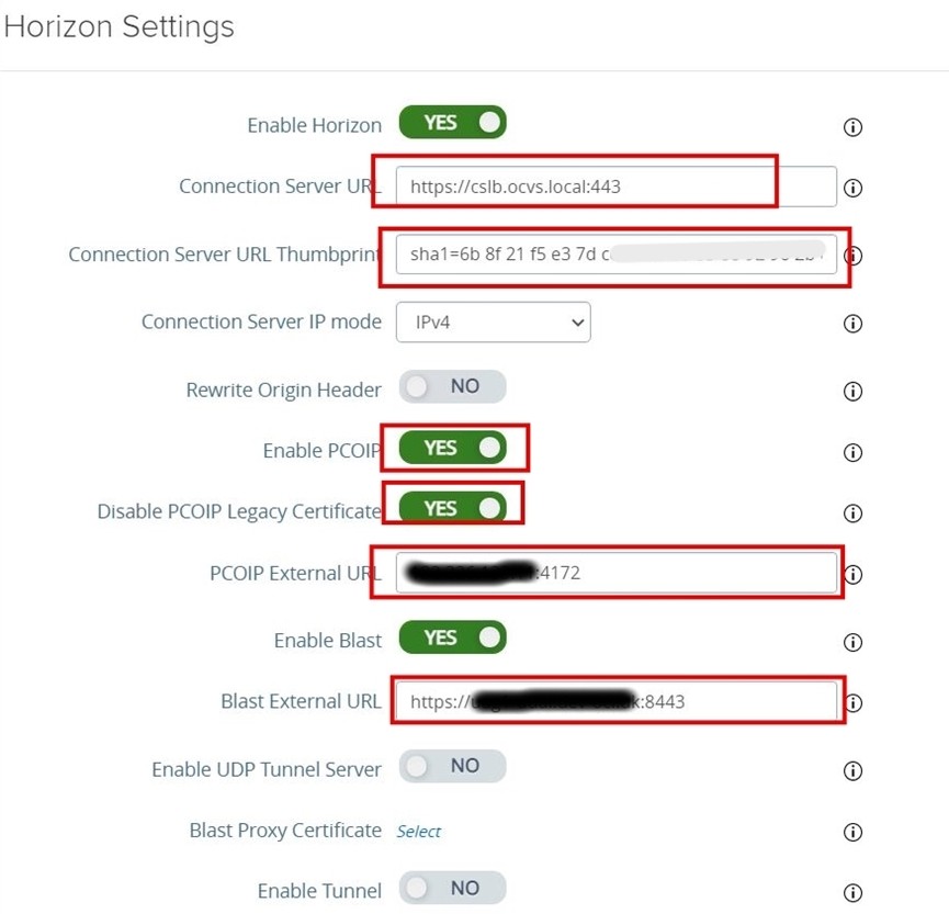 Configuración de UAG