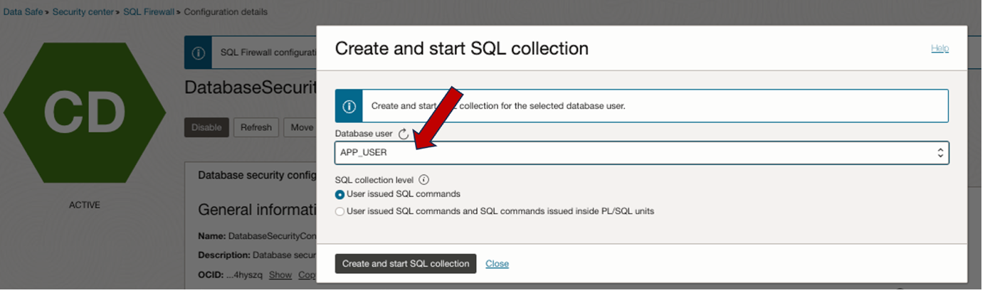 Seleccionar usuario de base de datos
