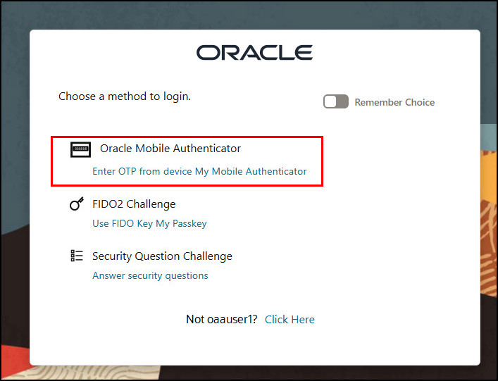 Configuración de Oracle Advanced Authentication y validación del flujo ...