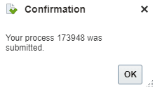 Message de confirmation