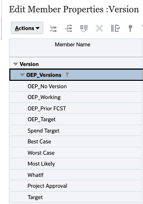 Développer les versions