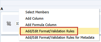 Ajout de règles de validation