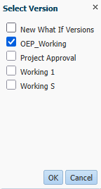 Modification des versions