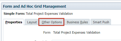 Autres options