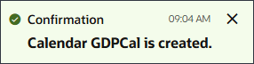 Confirmation du calendrier du PIB