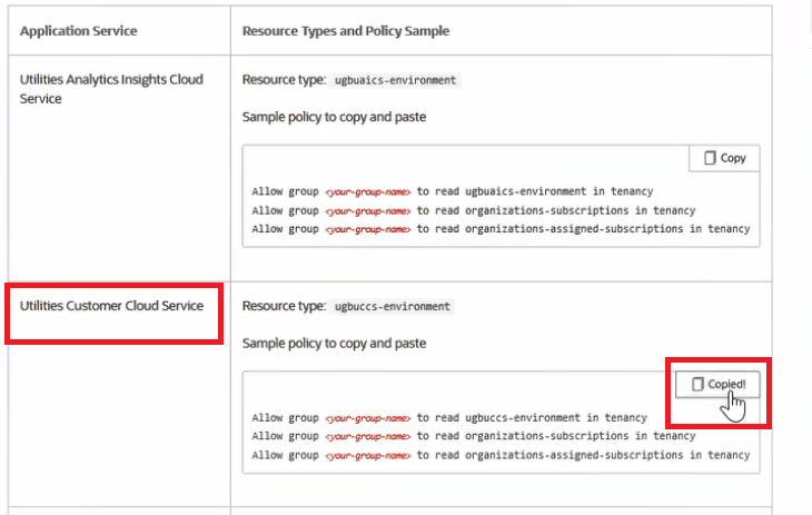 Détails sur l'utilisation du bouton Copier dans la documentation