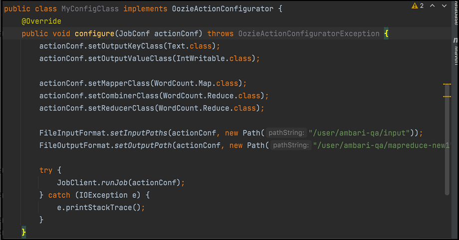 Exemple MapReduce