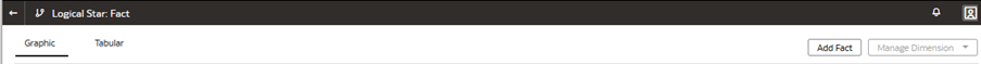 La page Logical Star : Fact affiche le bouton Add Fact. La page Logical Star : Fact affiche le bouton Add Fact.