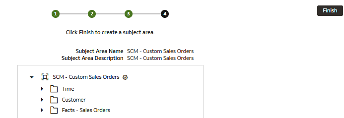 Étape 4 de l'assistant affichant le bouton Terminer Étape 4 de l'assistant affichant le bouton Terminer