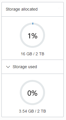 Une description de adb_console_overview_storage.png suit