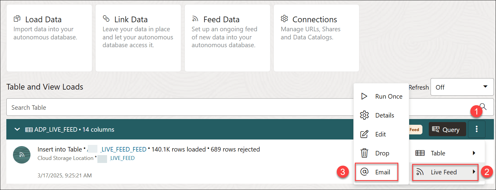 Description de dataload-email.png :