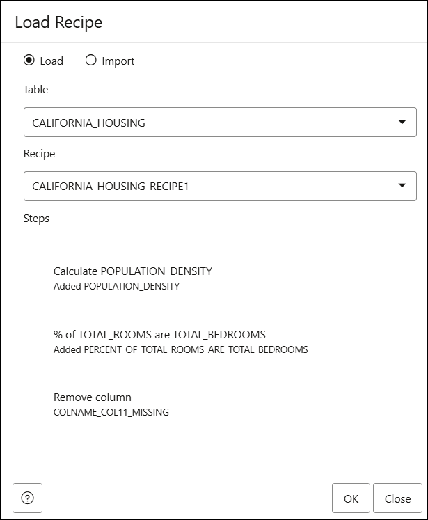 Description de load-recipe.png :