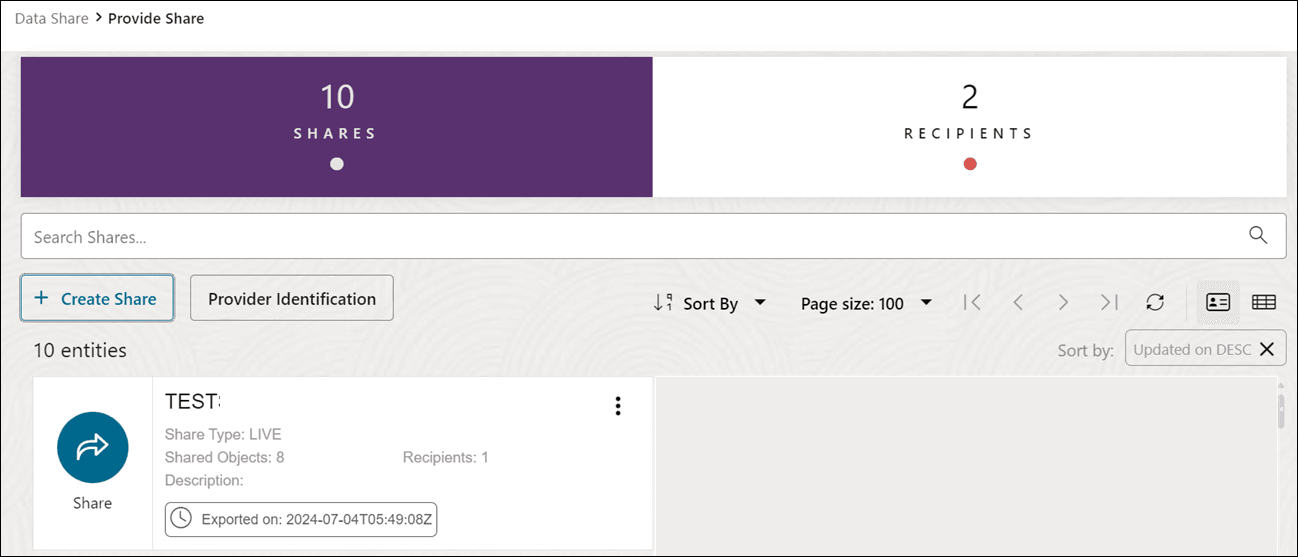 Description de provideshare.png :