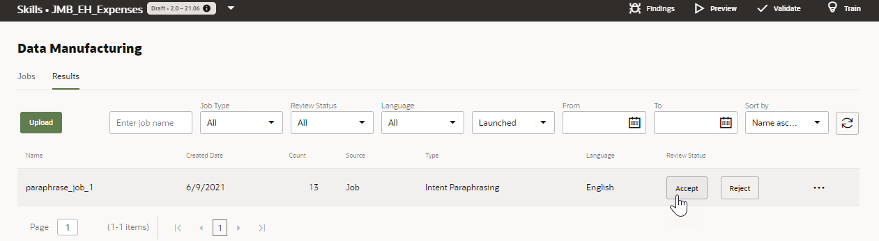 Description d'accept-paraphrase-job-results.png : Description d'accept-paraphrase-job-results.png :
