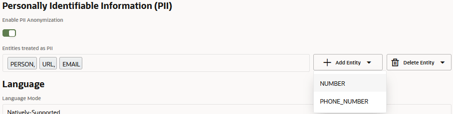 Description de pii-settings-configuration.png : Description de pii-settings-configuration.png :
