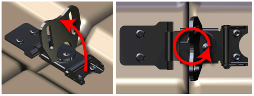 Opération Wing-Turn Latch