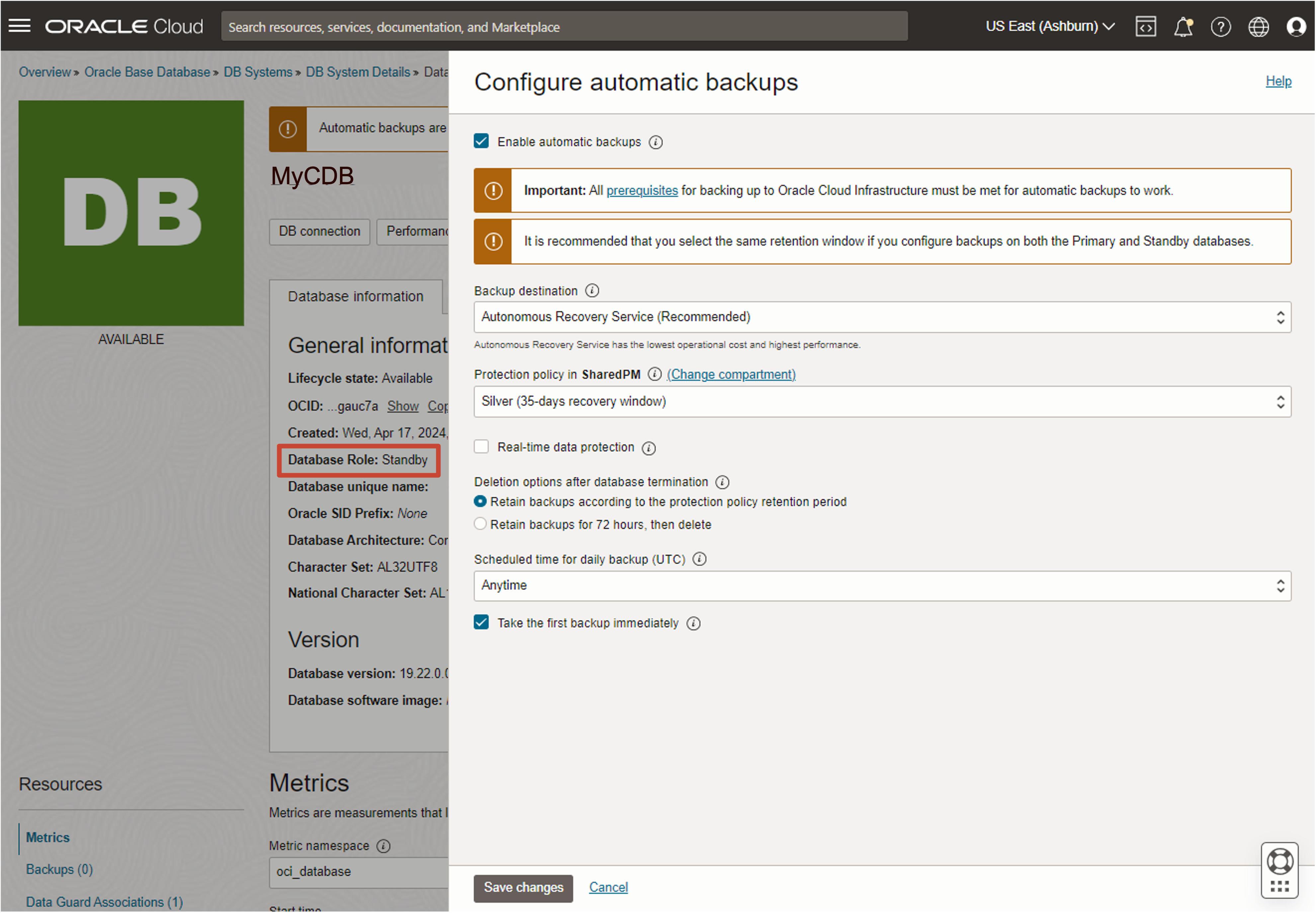Image montrant comment configurer la programmation et la conservation des sauvegardes