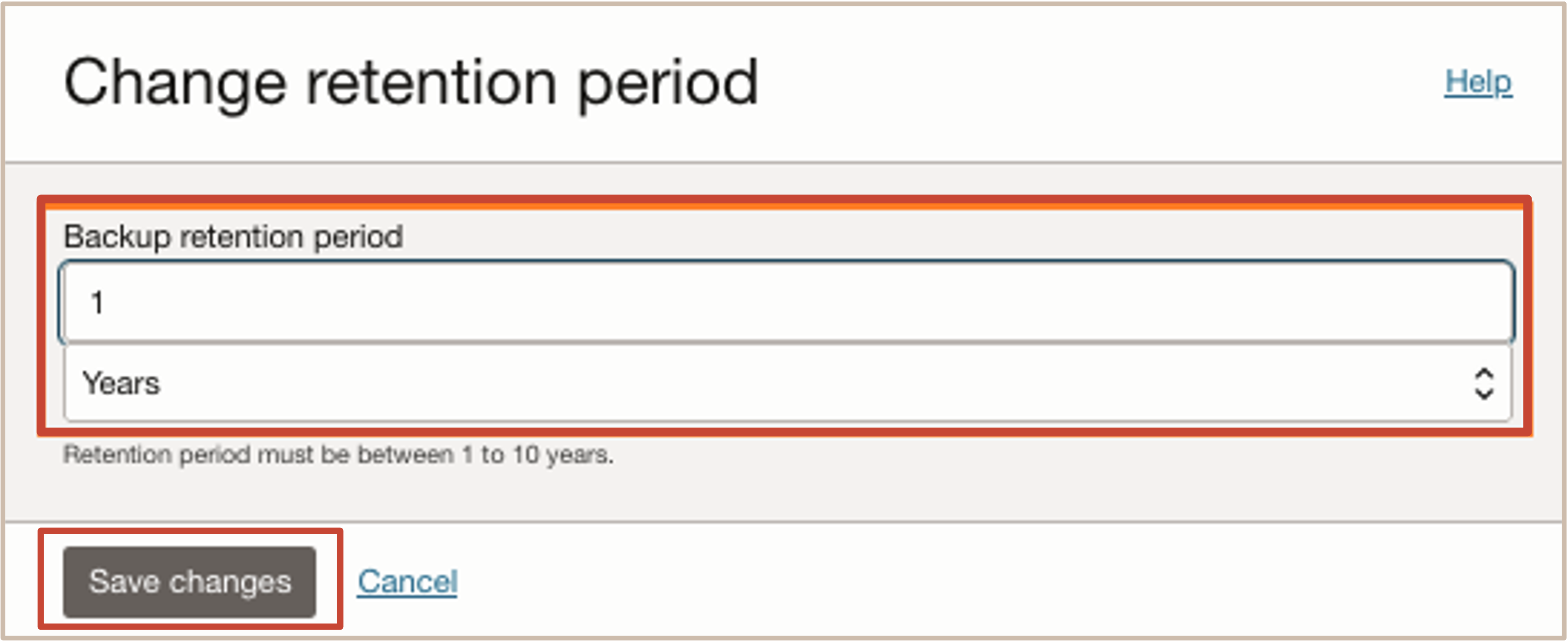Image présentant la conservation des modifications