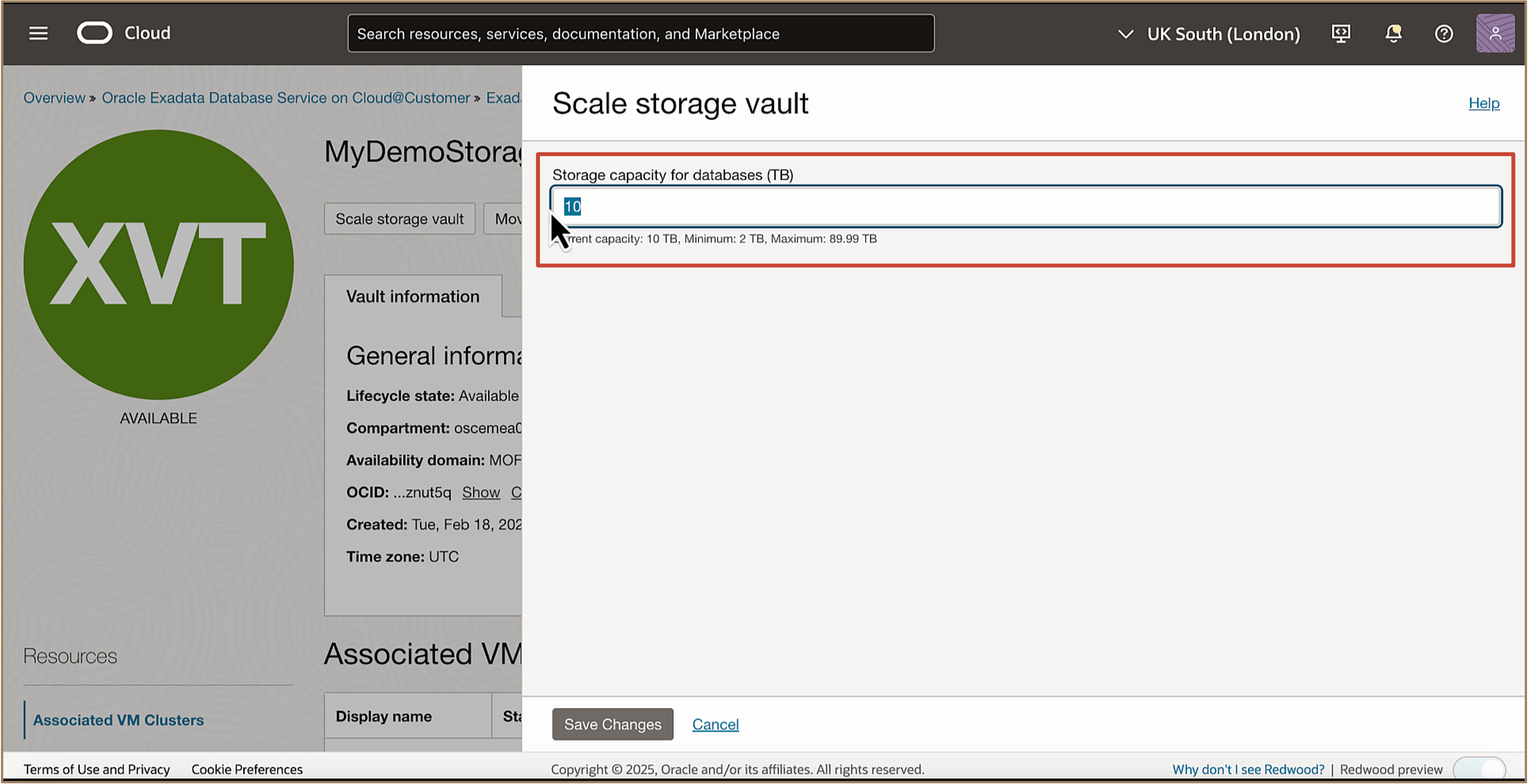 Image montrant l'ajustement de la chambre forte de stockage Image montrant l'ajustement de la chambre forte de stockage exaflopique