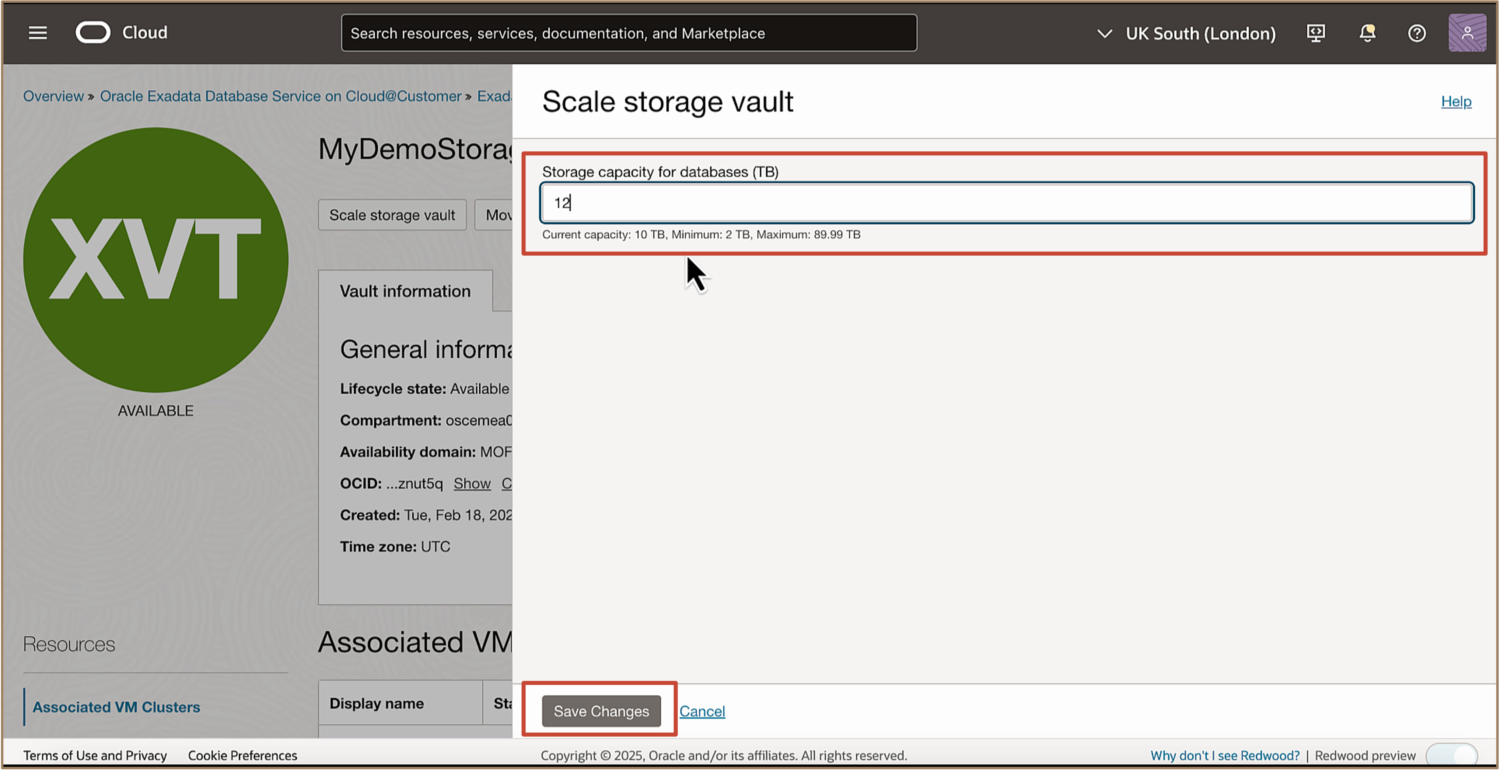 Image montrant l'ajustement de la chambre forte de stockage Image montrant l'ajustement de la chambre forte de stockage exaflopique