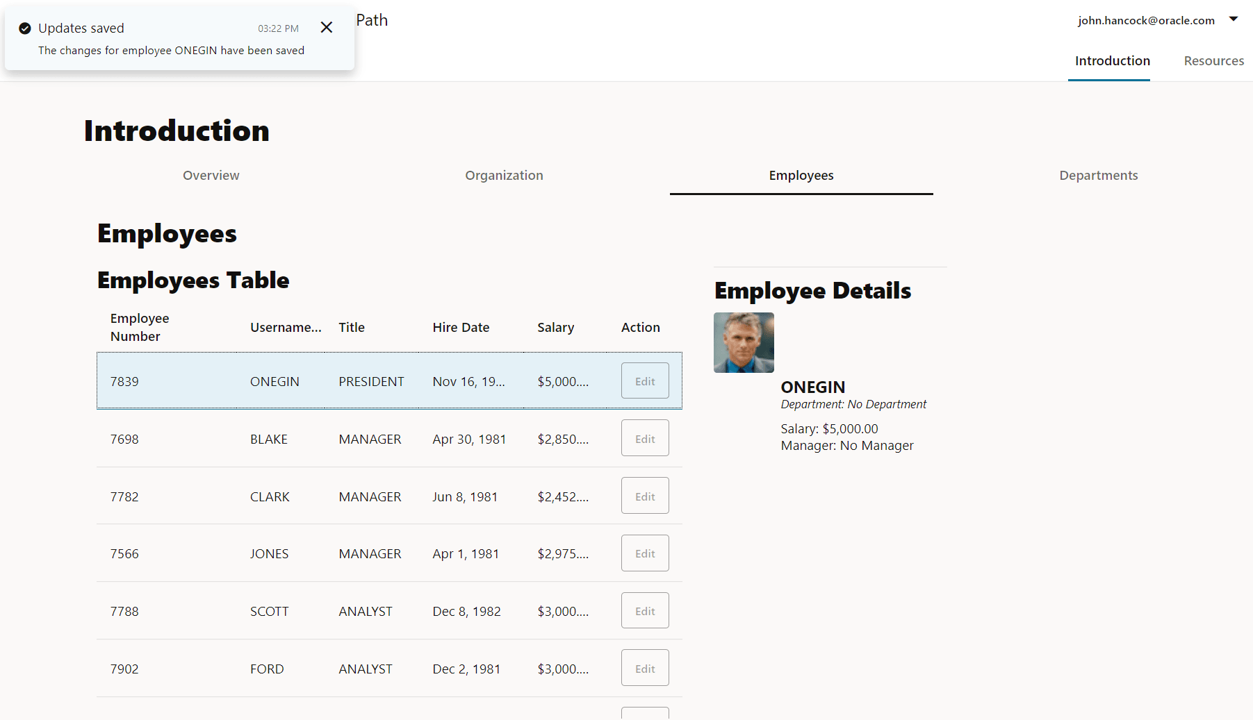 Zone de message avant