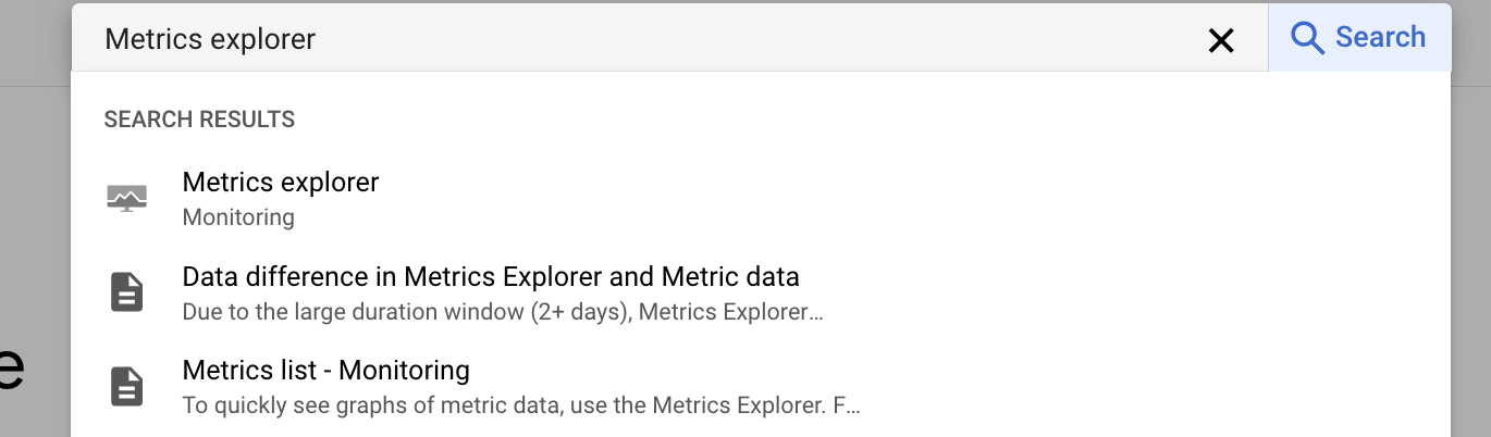 Explorateur de mesures en nuage