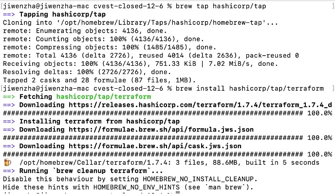 Installation Terraform