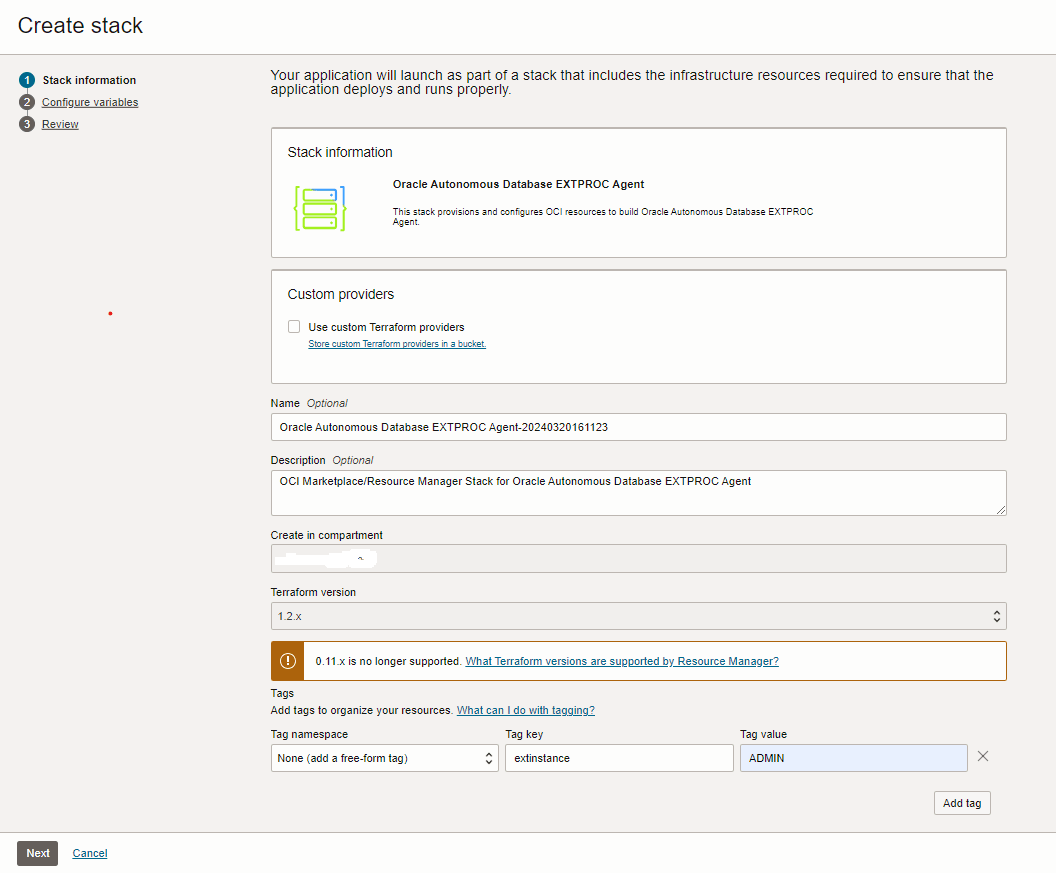 Description de adbs_extproc_createstack_updated.png