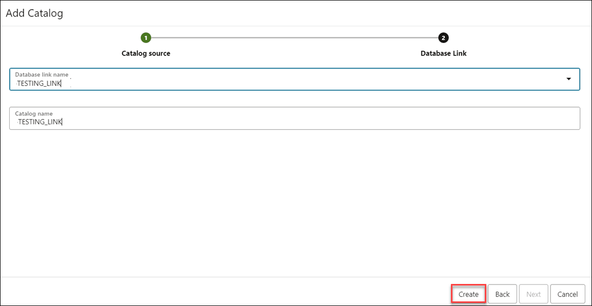 Description de l'image add-catalog-dblink.png suivante
