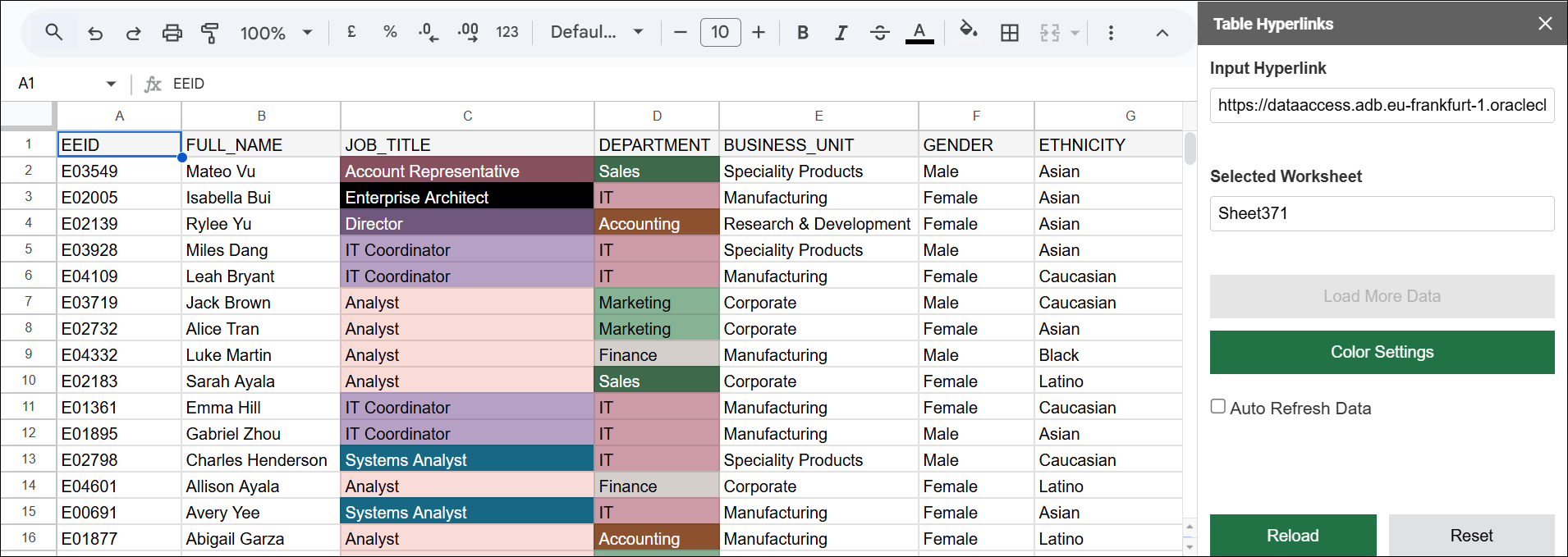 La description de l'image enable-color-googlesheets.png suit