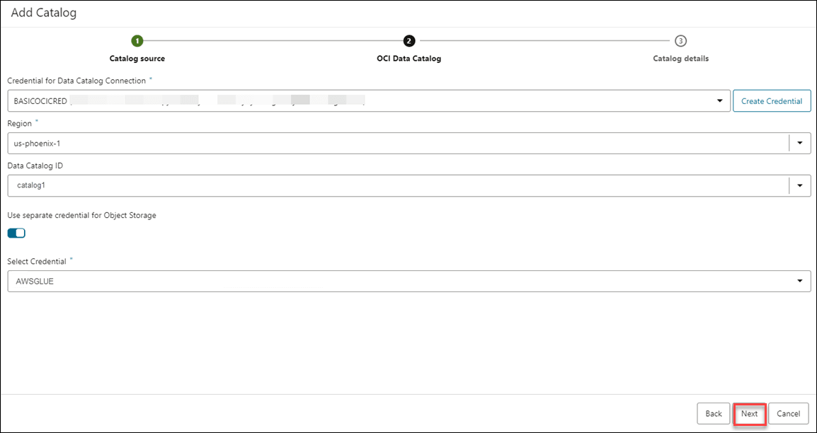 Description de l'image oci-data-catalog.png