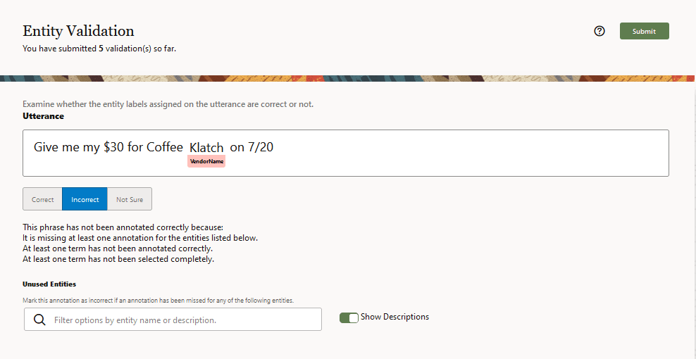 La description de l'entité-validation-worker-page.png suit :