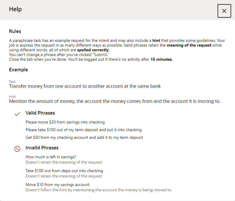 Voici la description de paraphrase-help-page.png