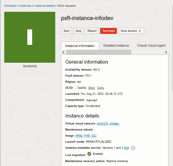 Détail instance (page)