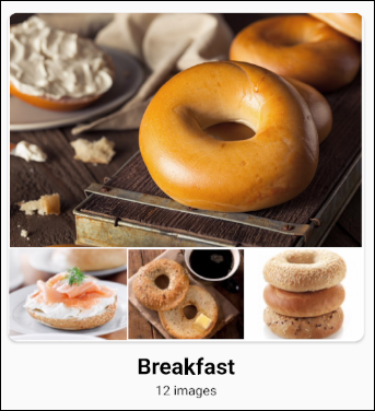 Cette image montre des images dans la catégorie Petit déjeuner.